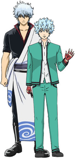 Gintoki Sakata and Shun Kaido by Zyule on DeviantArt