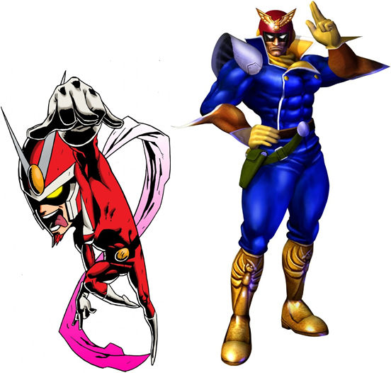 Viewtiful Joe First Boss Captain Falcon and Viewtiful Joe by Zyule on DeviantArt