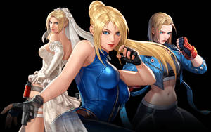 Cammy White, Sarah Bryant and Nina Williams 03TKOF