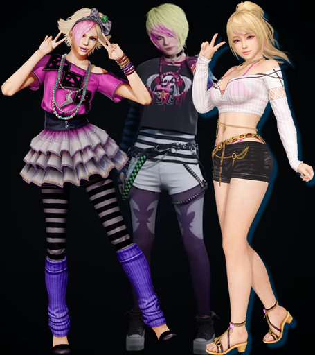 Ashley Graham, Rosalind Starling and Yukino by Zyule on DeviantArt