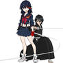 Rukia Abarai and Ryuko Matoi 02