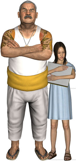 Shigeru Nakahara and Saki by Zyule on DeviantArt