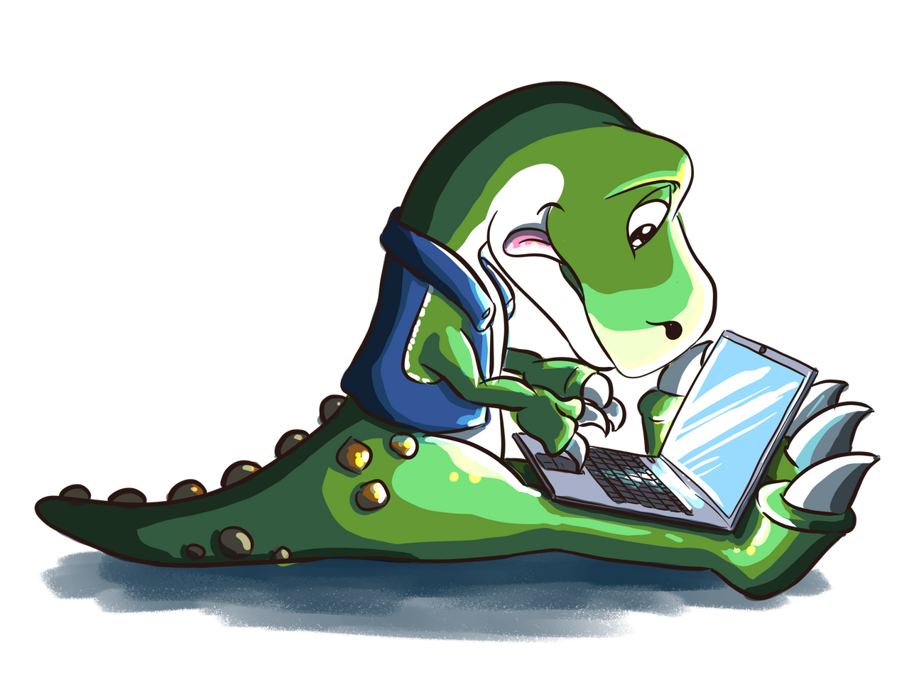 Dinosaur typing by JuliaMersmann on DeviantArt