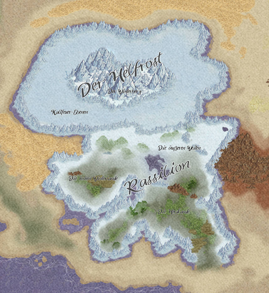 Map of Rassilion by JuliaMersmann on DeviantArt