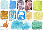 Textures in Watercolor by agataylor