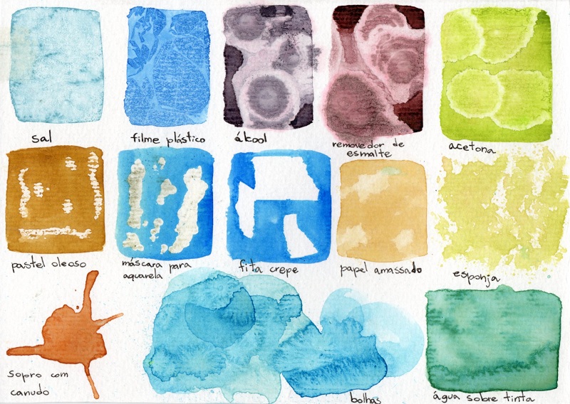 Textures in Watercolor