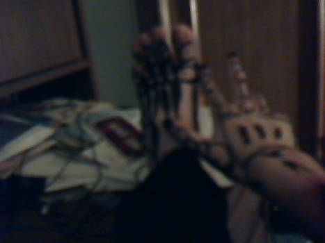 Skeleton foot and hand