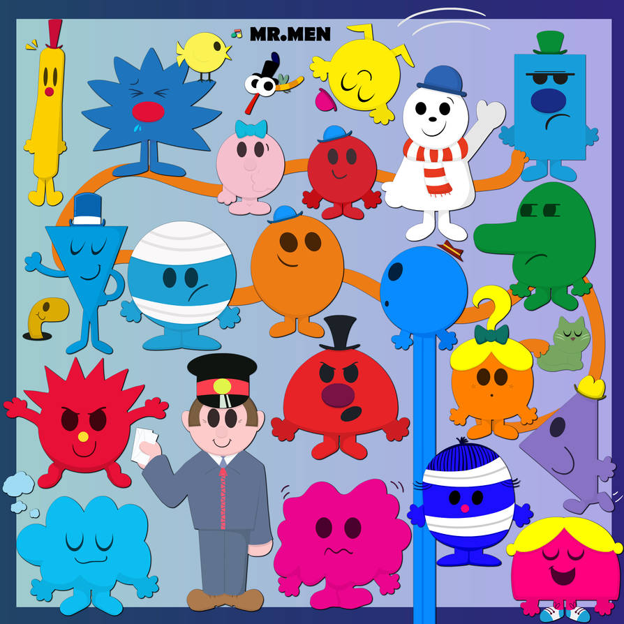 The Mr. Men and Little Miss by OLThomas on DeviantArt