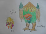 Baba yaga fakemon (Contest entry) by hans-sniekers-art