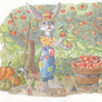 Rabbit apple farmer