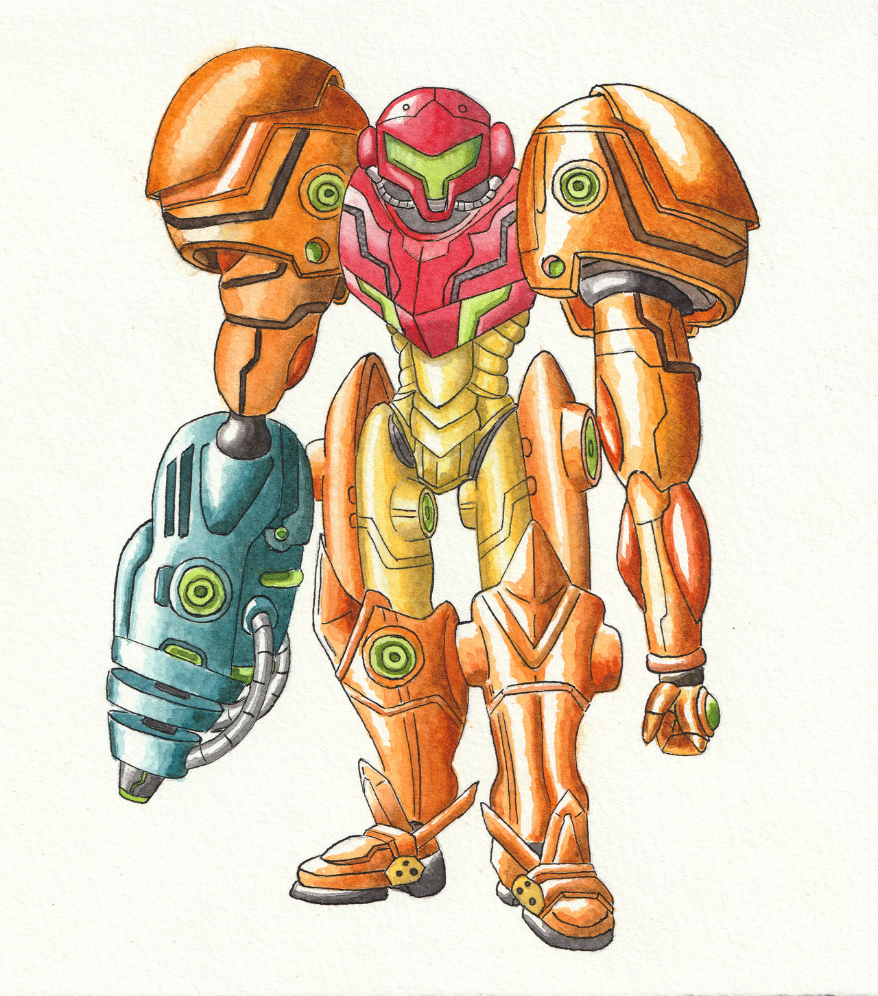Samus Metroid by hans-sniekers-art on DeviantArt