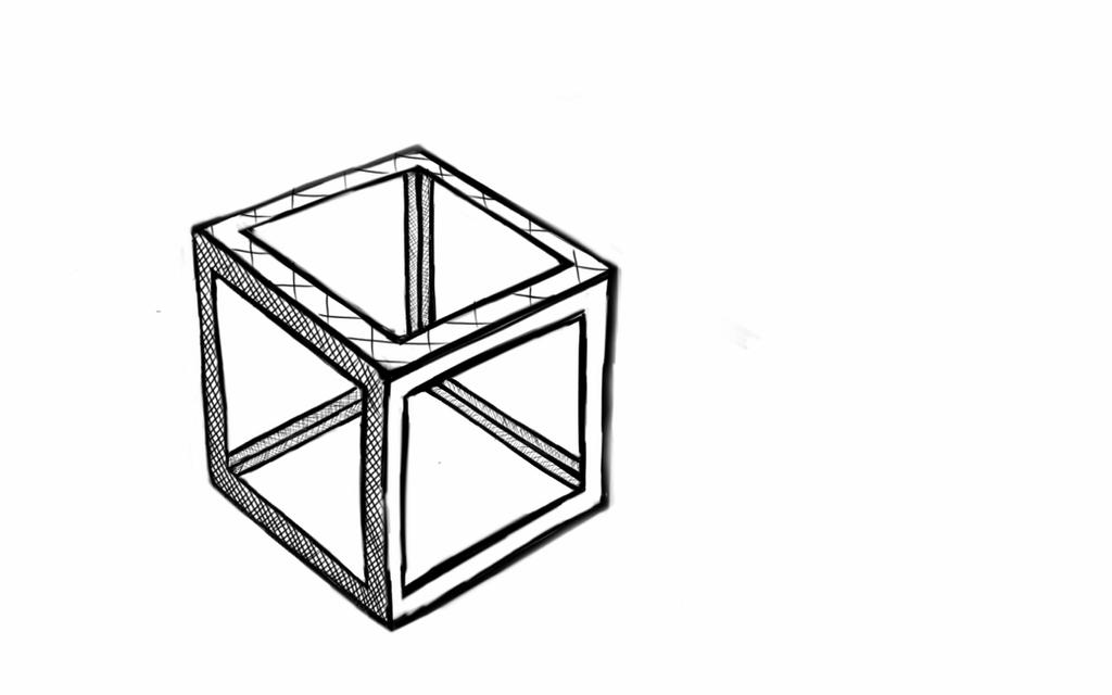 Hatching Example Cube CROSS HATCHING TECHNIQUE 1 by 5T3VEN on DeviantArt