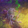 Smoking Bard Frog