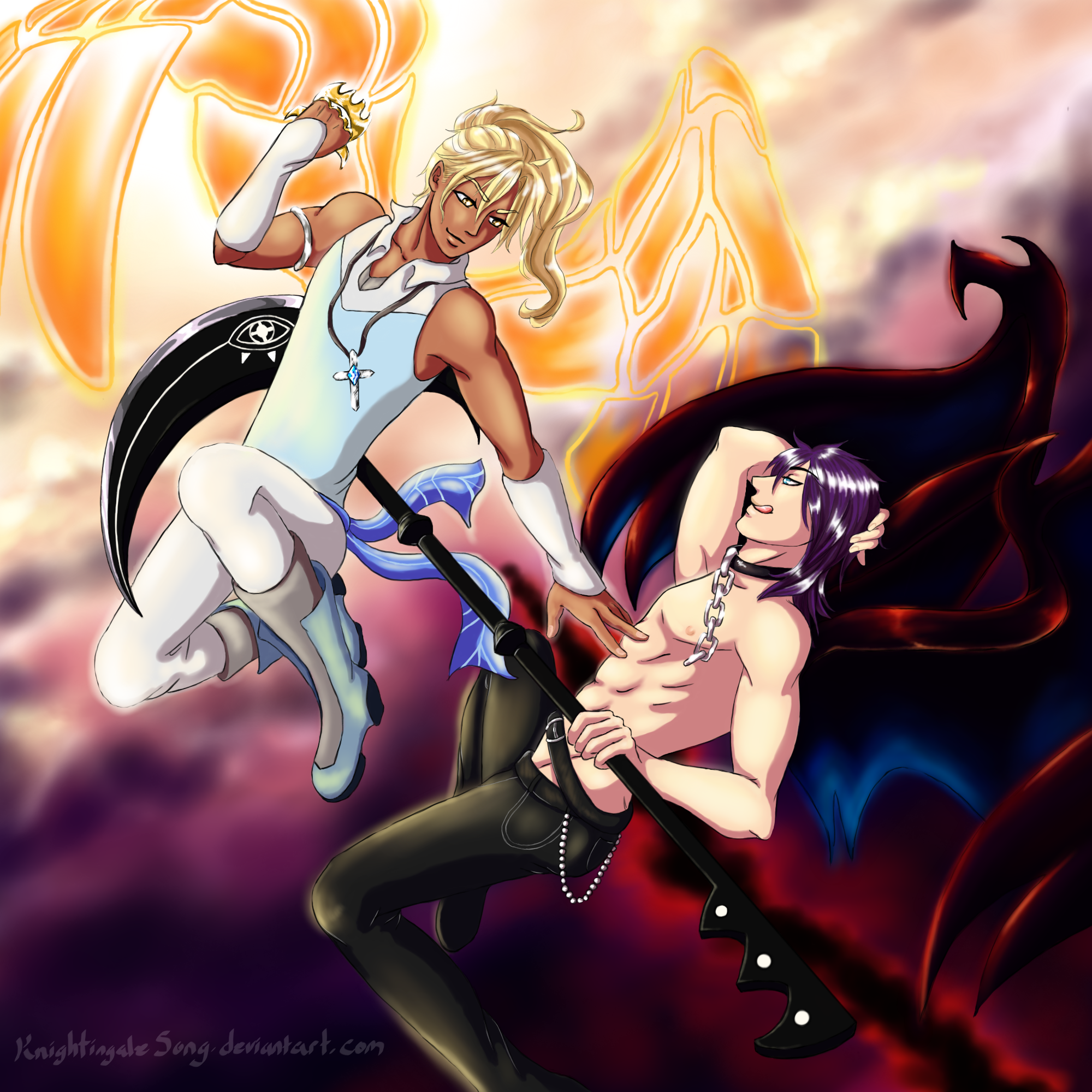 Seraphim VS. Sky Deathstar!