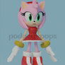 Amy Rose 3D Model Turnaround