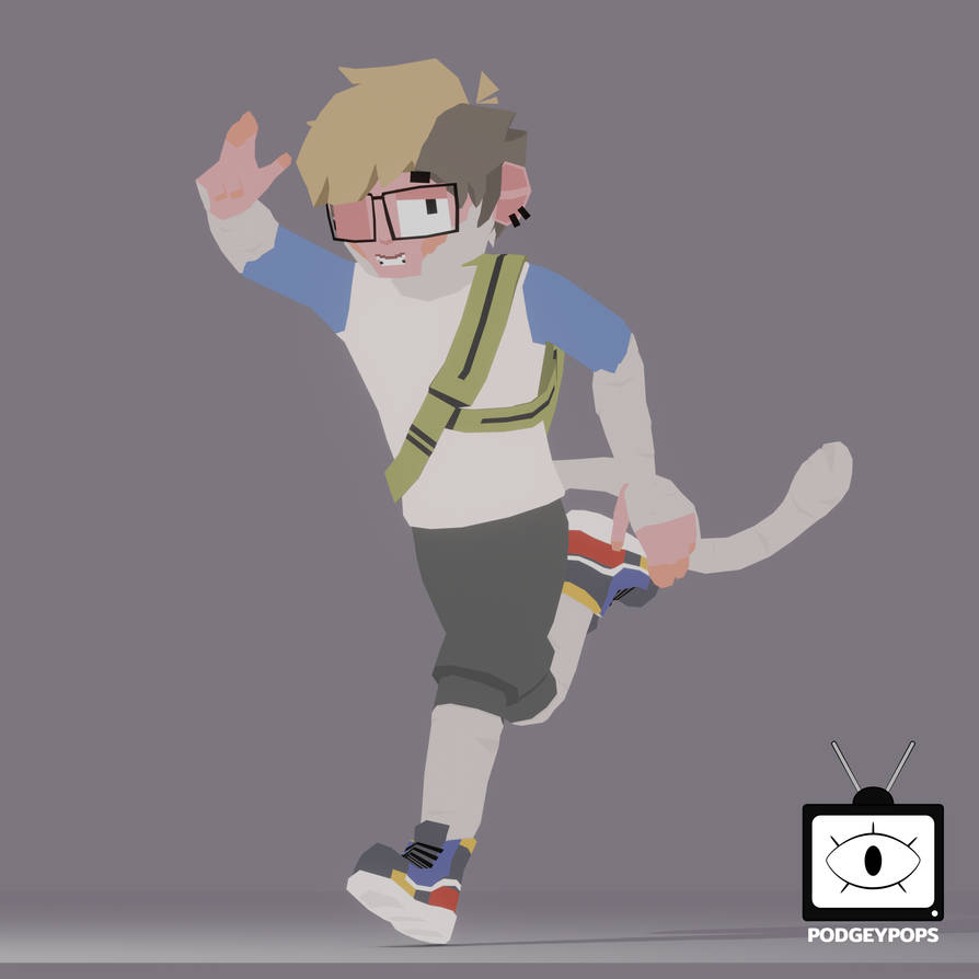 Low Poly VRChat Commission! by podgey-pops on DeviantArt