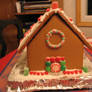 Gingerbread house back