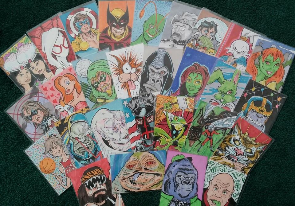 January 2015 sketch cards