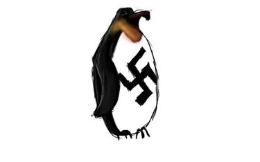 touched up nazi penguin