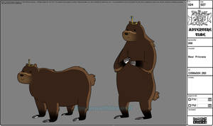 Commission - Bear Princess model sheet.