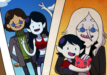 Simon and Marceline: Past and Present.