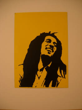 bob marley stencil