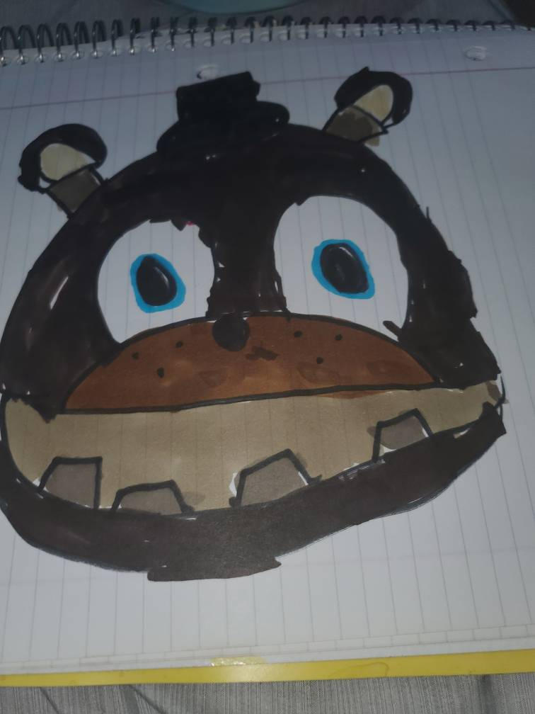 Freddy Fazbear drawing by Lexi-Mouse on DeviantArt