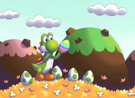 Yoshi and Easter Egg