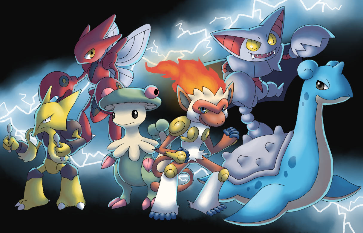 Pokemon Black2/White 2: N's teams by SixSamuraiFTW on DeviantArt