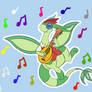 Biscuit plays music