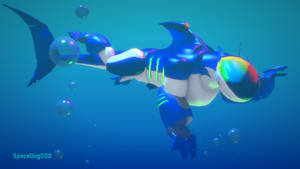 Kyle swimming in 3D