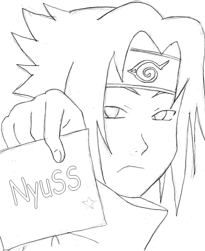 Sasuke Cursive Sasuke Letter by NyuSS on DeviantArt