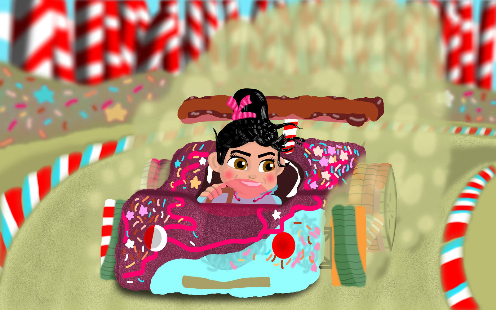 Wreck It Ralph Vanellope Racing Disney Wreck It Ralph Sugar Rush