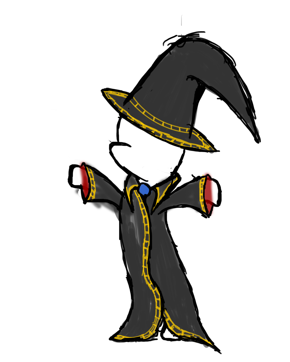 Wizard robe and hat by OmegaRKB on DeviantArt