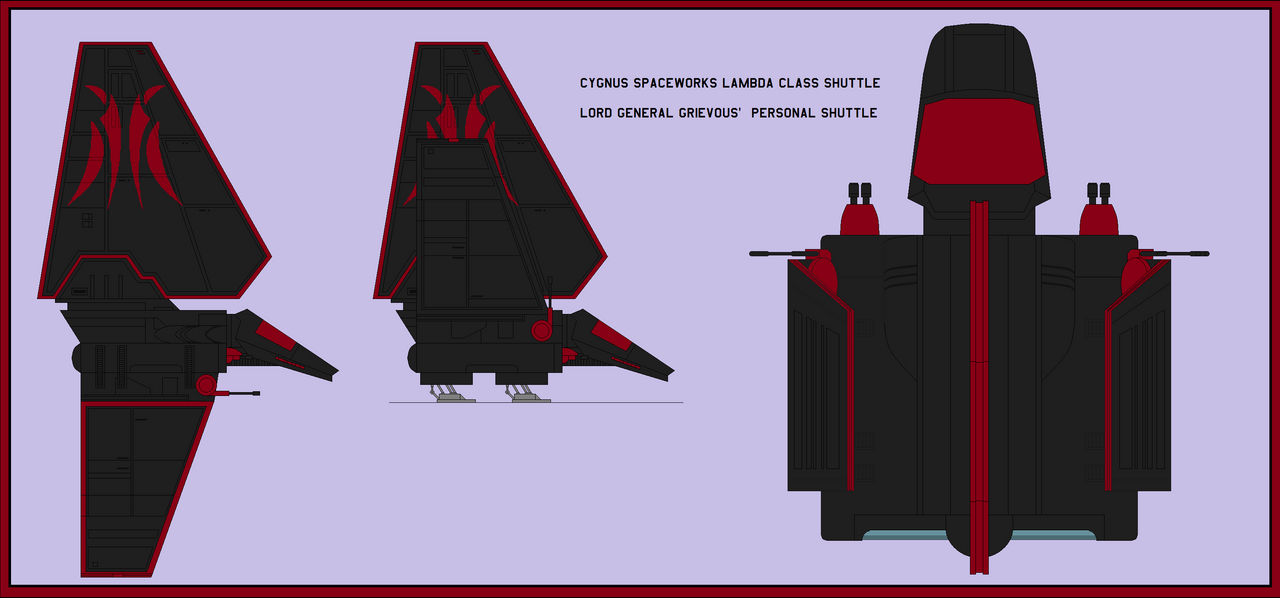 Shuttle Variants Lambda Class Shuttle, General Grievous Variant by Katana70065 on DeviantArt