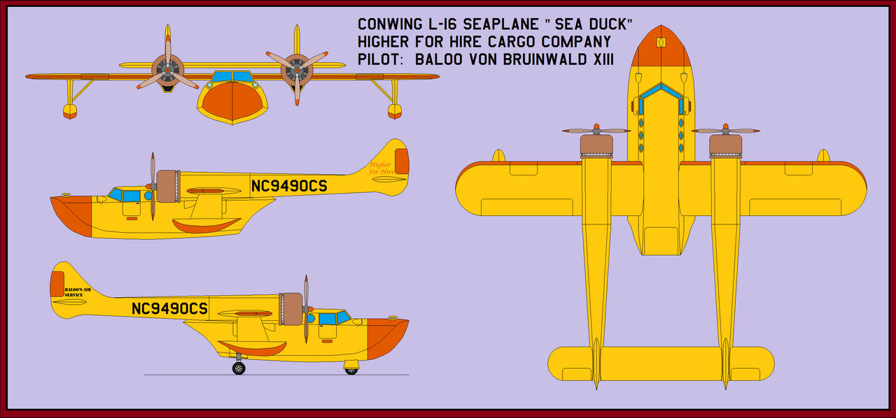 Conwing Model L-16, Sea Duck by Katana70065 on DeviantArt