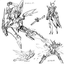 Gundam Fuzer - sketch