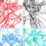 Choose an art! Digimon MG fan art