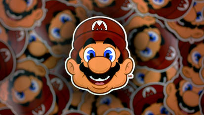 Cartoon Mario Sticker