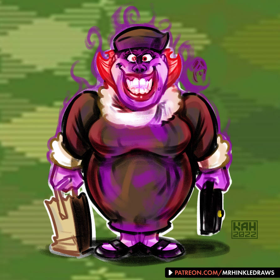 Earthbound Inflated EarthBound \\ 18 Cranky Lady by MrHinkleDraws on DeviantArt