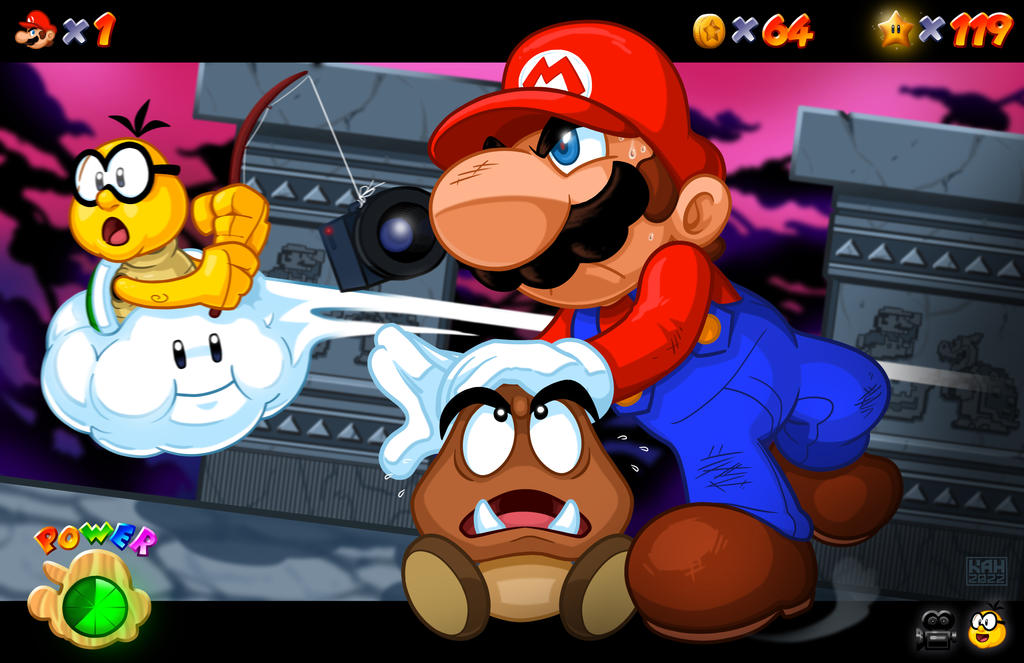 Koopa’s Road (Super Mario 64) Print by MrHinkleDraws on DeviantArt