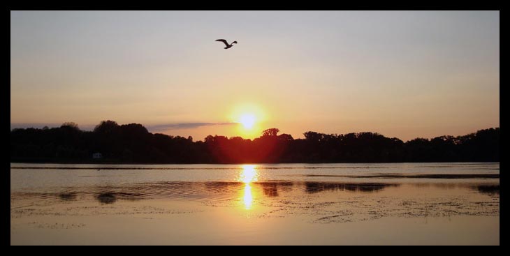 Sunset on Lake Tekirghiol