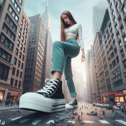 Giantess walk