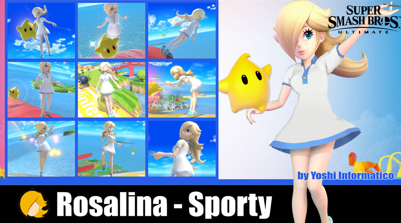 Rosalina (Surfing) [Super Smash Bros. Ultimate] [Mods]