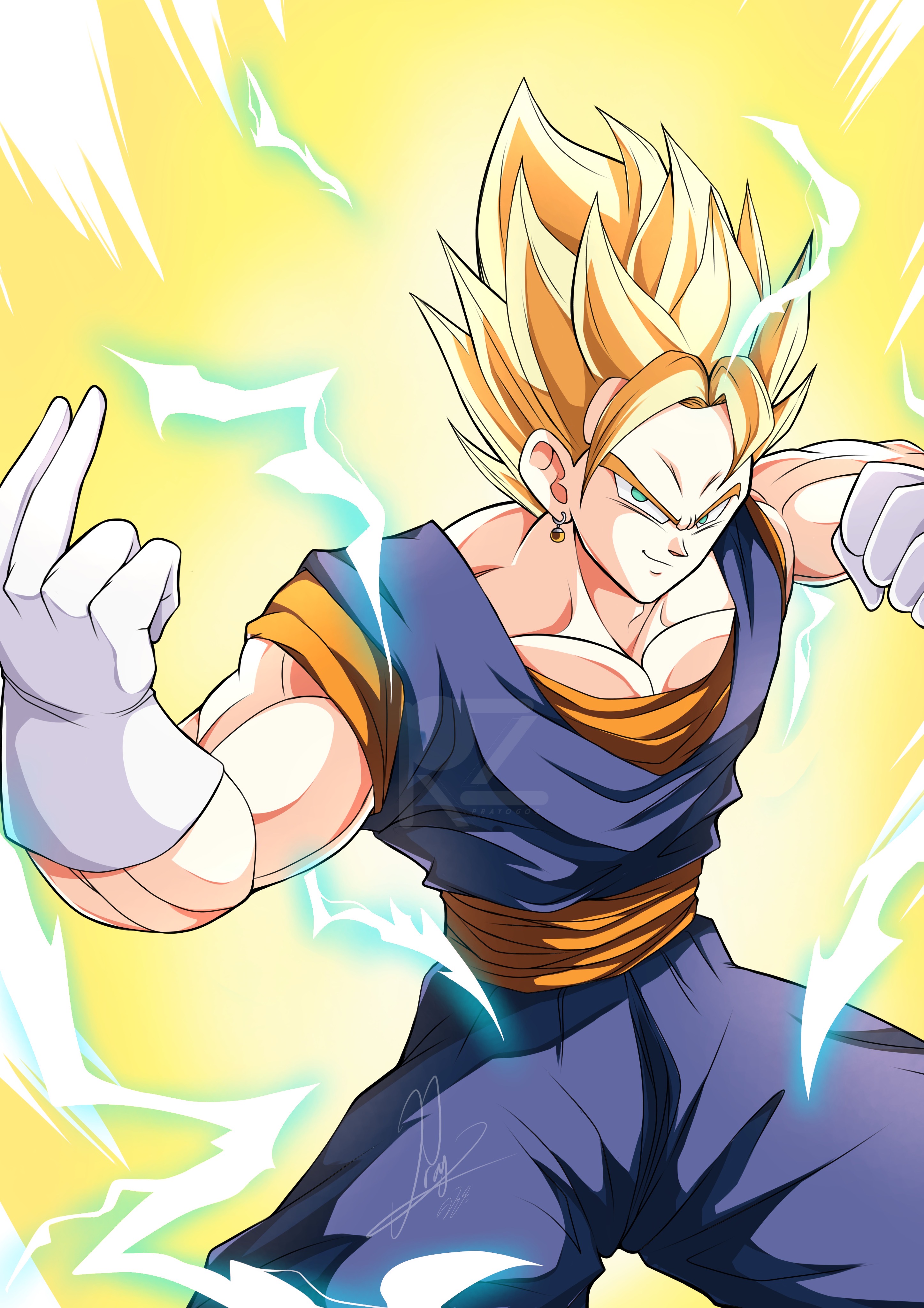 Dragonball oc super saiyan by PrayogoZ on DeviantArt