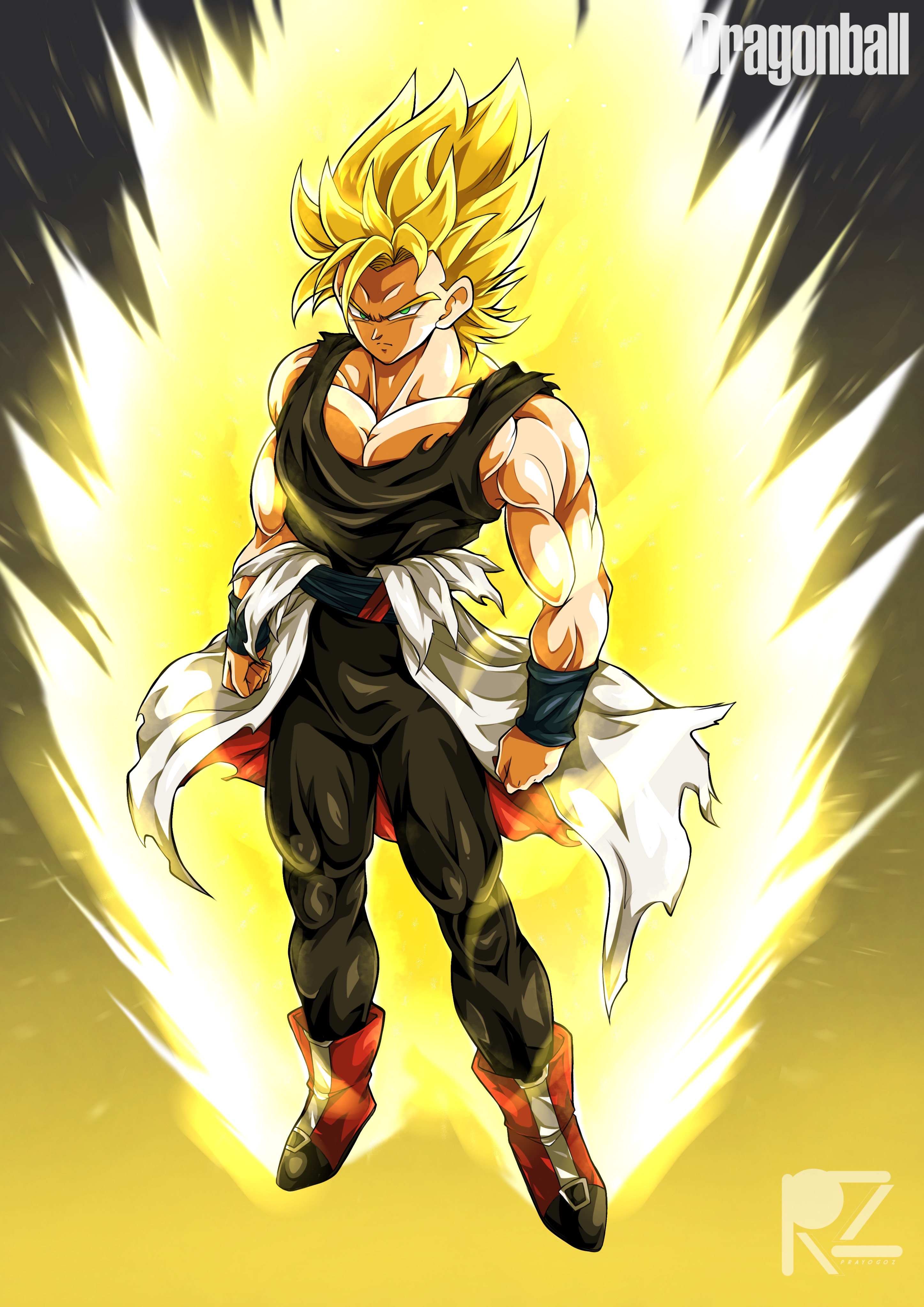 Dragonball oc super saiyan by PrayogoZ on DeviantArt