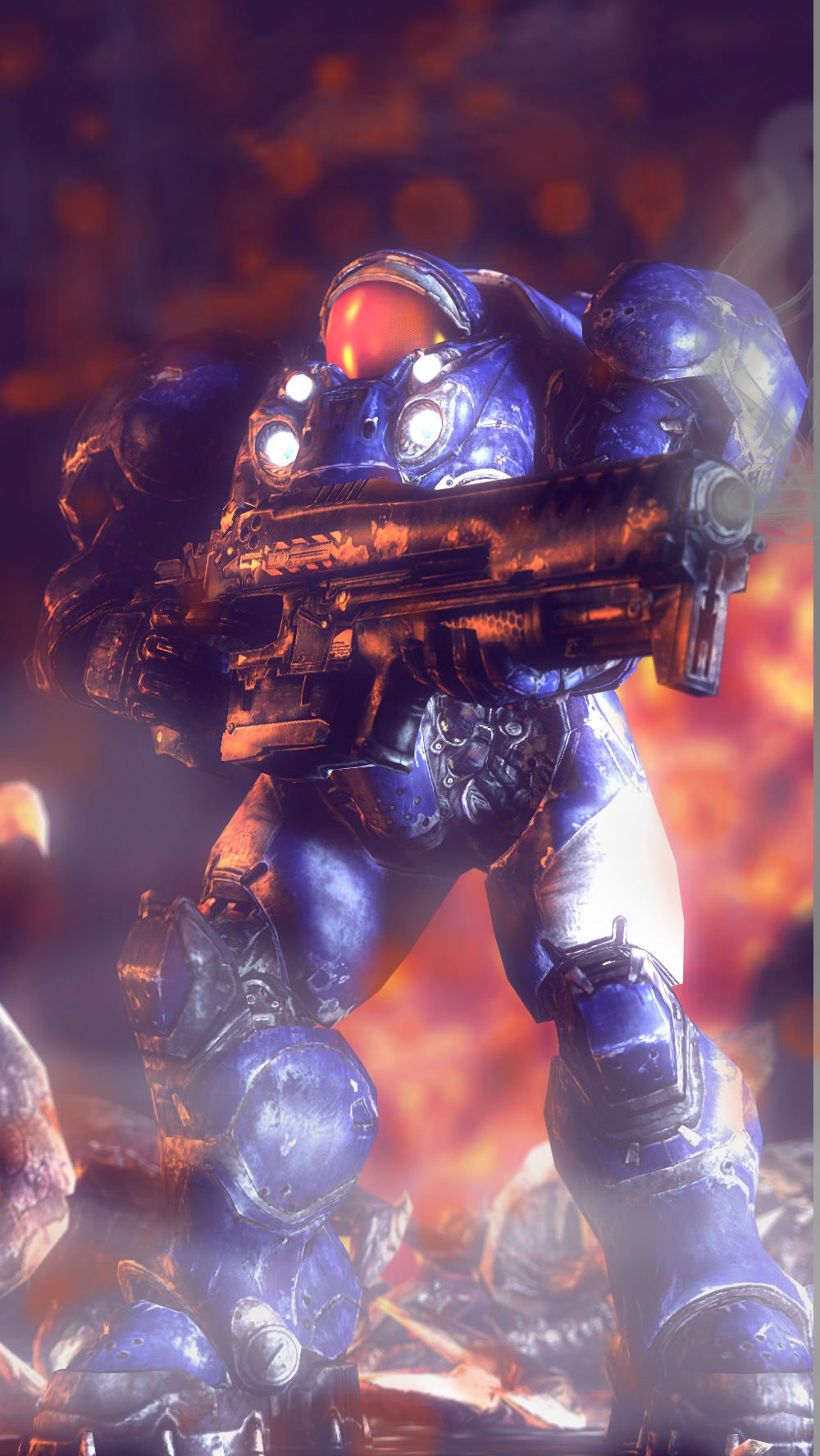 Terran marine. : StarCraft 2