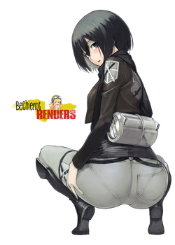 Mikasa Ackerman RENDER by BeChienot