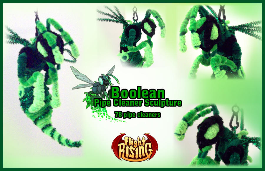 Boolean Pipe Cleaner Sculpture by DreamLizard on DeviantArt