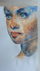 Watercolour portrait